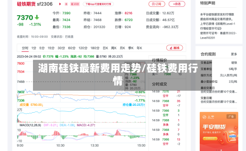 湖南硅铁最新费用走势/硅铁费用行情-第2张图片