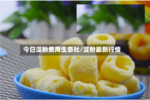 今日淀粉费用生意社/淀粉最新行情