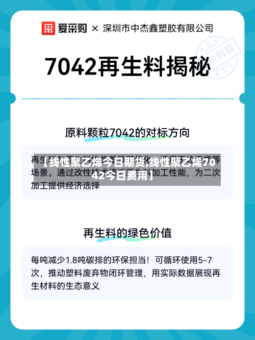 【线性聚乙烯今日期货,线性聚乙烯7042今日费用】