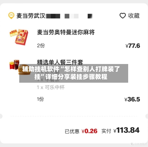 辅助挂机软件“怎样查别人打牌装了挂”详细分享装挂步骤教程-第2张图片