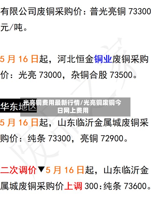 光亮铜费用最新行情/光亮铜废铜今日网上费用