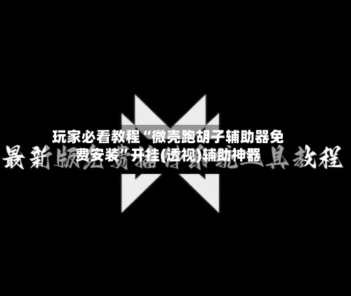 玩家必看教程“微壳跑胡子辅助器免费安装	”开挂(透视)辅助神器-第2张图片
