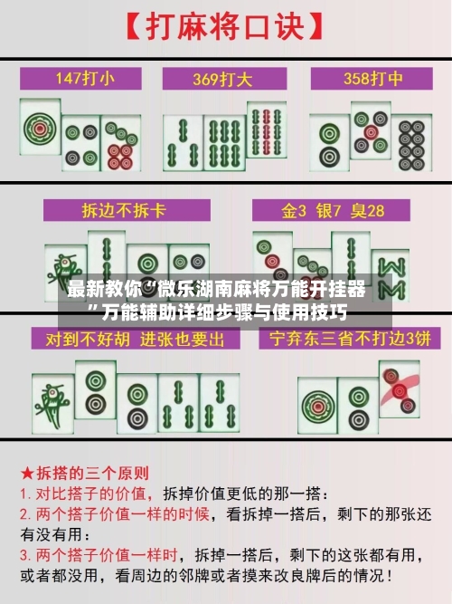 最新教你“微乐湖南麻将万能开挂器”万能辅助详细步骤与使用技巧-第3张图片