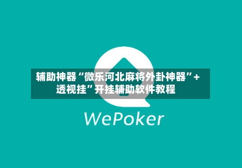 辅助神器“微乐河北麻将外卦神器”+透视挂	”开挂辅助软件教程-第2张图片