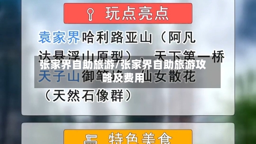 张家界自助旅游/张家界自助旅游攻略及费用-第2张图片