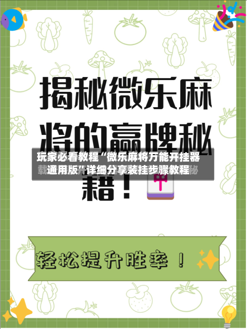 玩家必看教程“微乐麻将万能开挂器通用版	”详细分享装挂步骤教程-第3张图片