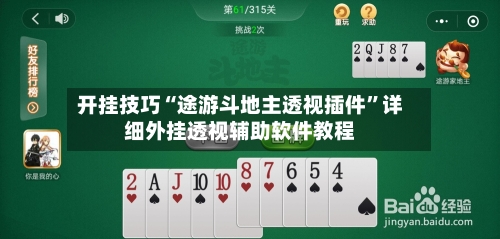 开挂技巧“途游斗地主透视插件	”详细外挂透视辅助软件教程-第2张图片