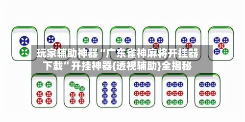 玩家辅助神器“广东雀神麻将开挂器下载”开挂神器{透视辅助}全揭秘