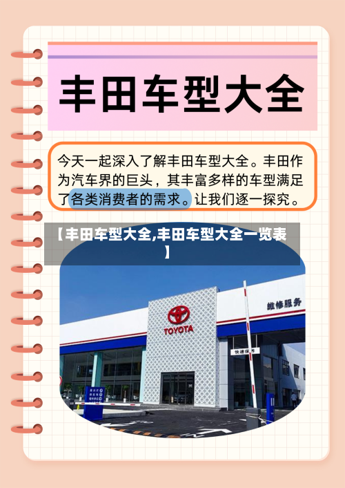【丰田车型大全,丰田车型大全一览表】-第3张图片