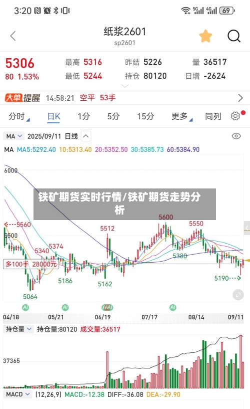 铁矿期货实时行情/铁矿期货走势分析