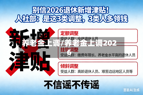 养老金上调/养老金上调2026
