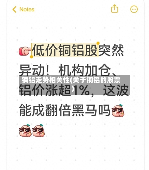 铜铝走势相关性(关于铜铝的股票)-第2张图片