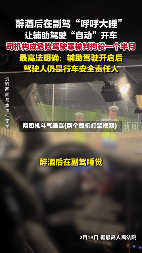 两司机斗气追骂(两个司机打架视频)