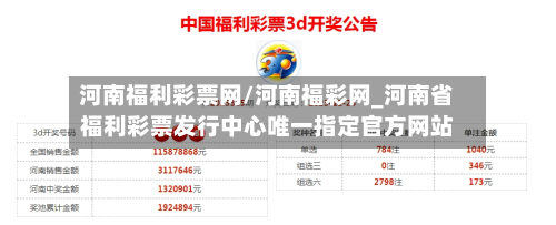 河南福利彩票网/河南福彩网_河南省福利彩票发行中心唯一指定官方网站