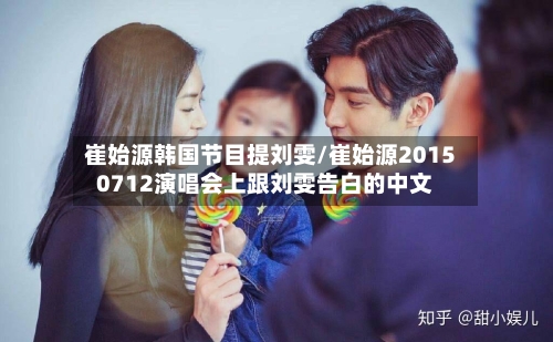 崔始源韩国节目提刘雯/崔始源20150712演唱会上跟刘雯告白的中文-第2张图片