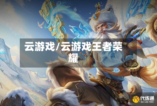 云游戏/云游戏王者荣耀