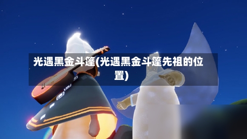 光遇黑金斗篷(光遇黑金斗篷先祖的位置)