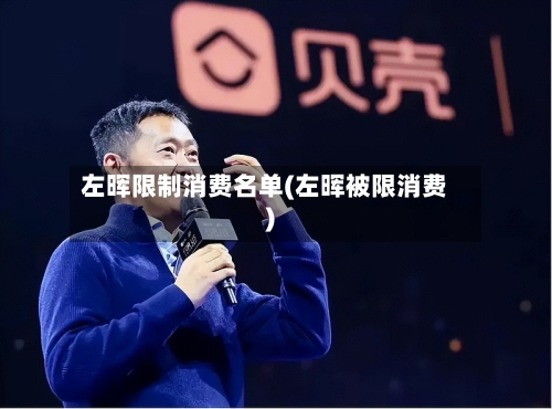 左晖限制消费名单(左晖被限消费)-第2张图片