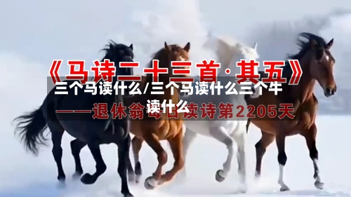 三个马读什么/三个马读什么三个牛读什么