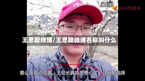 王思聪微博/王思聪微博名称叫什么