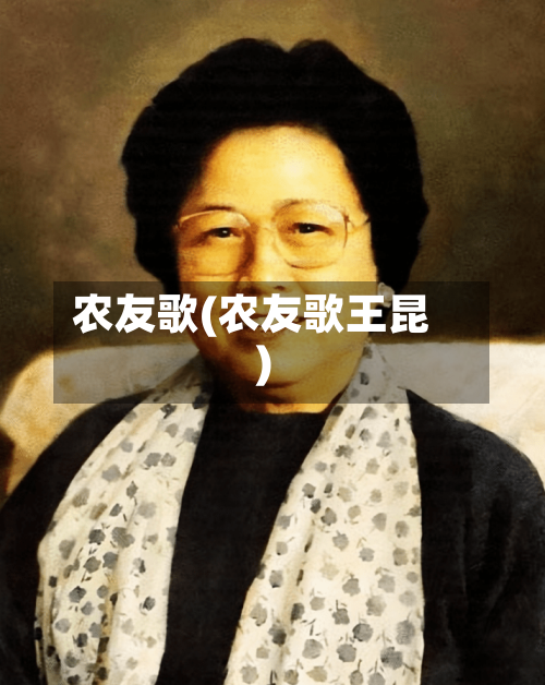 农友歌(农友歌王昆)-第2张图片