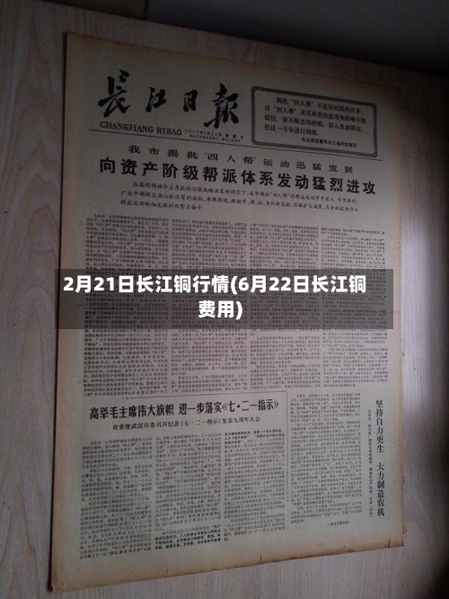 2月21日长江铜行情(6月22日长江铜费用)-第3张图片
