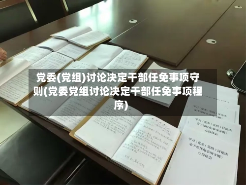 党委(党组)讨论决定干部任免事项守则(党委党组讨论决定干部任免事项程序)