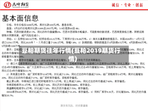 豆粕期货往年行情(豆粕2019期货行情)-第2张图片