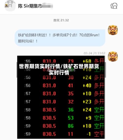 世界期货实时行情/铁矿石世界期货实时行情-第3张图片
