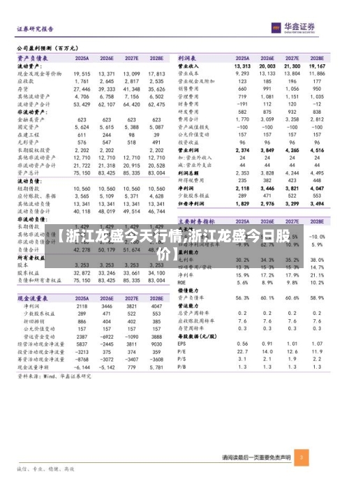 【浙江龙盛今天行情,浙江龙盛今日股价】-第2张图片